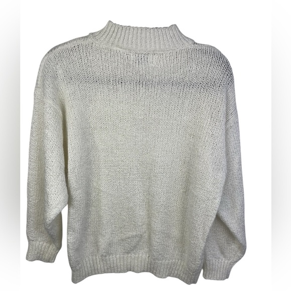Sterling Harris Vintage White Pearl Pullover Knit Sweater Small Women’s EUC - Picture 3 of 11